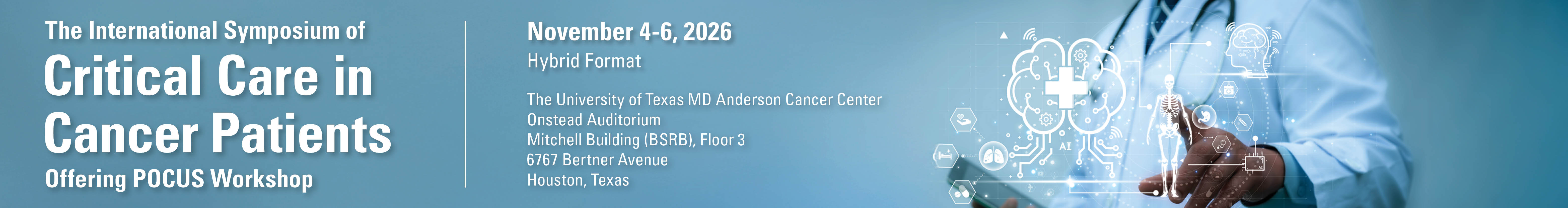 The International Symposium of Critical Care in Cancer Patients