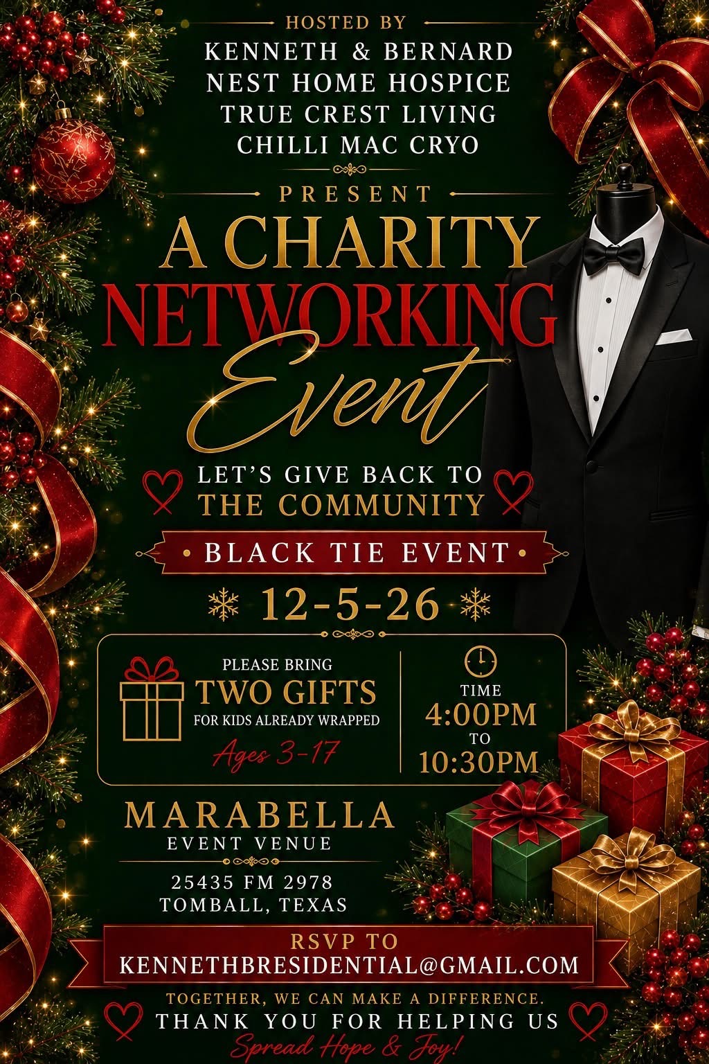 A Charity Networking Event — Black Tie